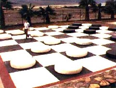 Andy McDougal; Furnace Creek; Death Valley California; Chess Board